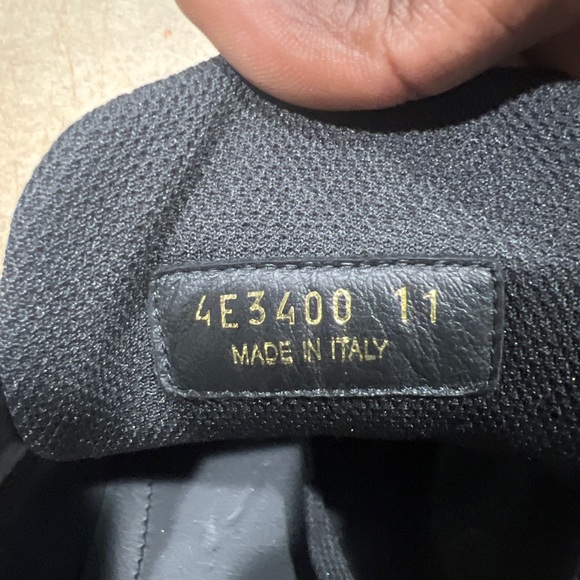 Grey & red low top Prada sneakers - Picture 6 of 7